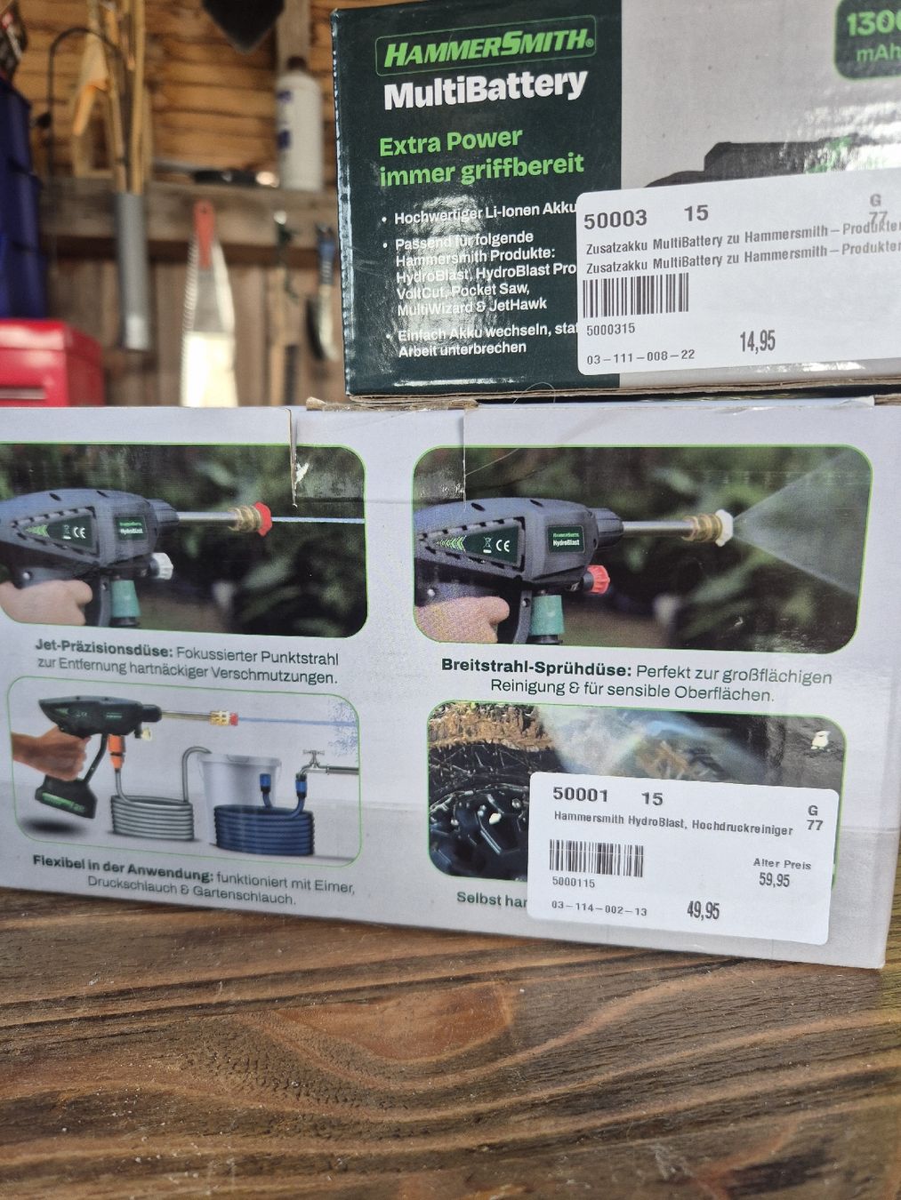 Idropulitrici ad alta pressione: Hydroblast mit Ersatzakku – Usato da Bärau venduto da flyer02 1