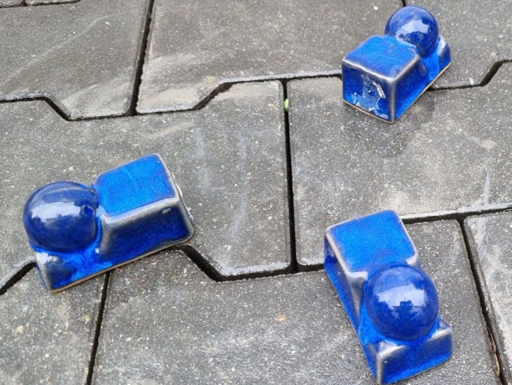 Blumentöpfe: Schöner grosser blau Glasierter Übertopf – Gebraucht aus Lotzwil von  6