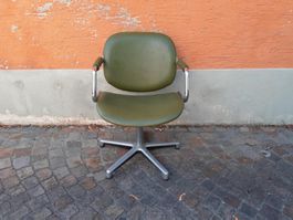 Vintage Space Age Coiffeur Stuhl, Drehstuhl, Bürostuhl