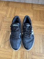 Adidas sneakers black white used condition