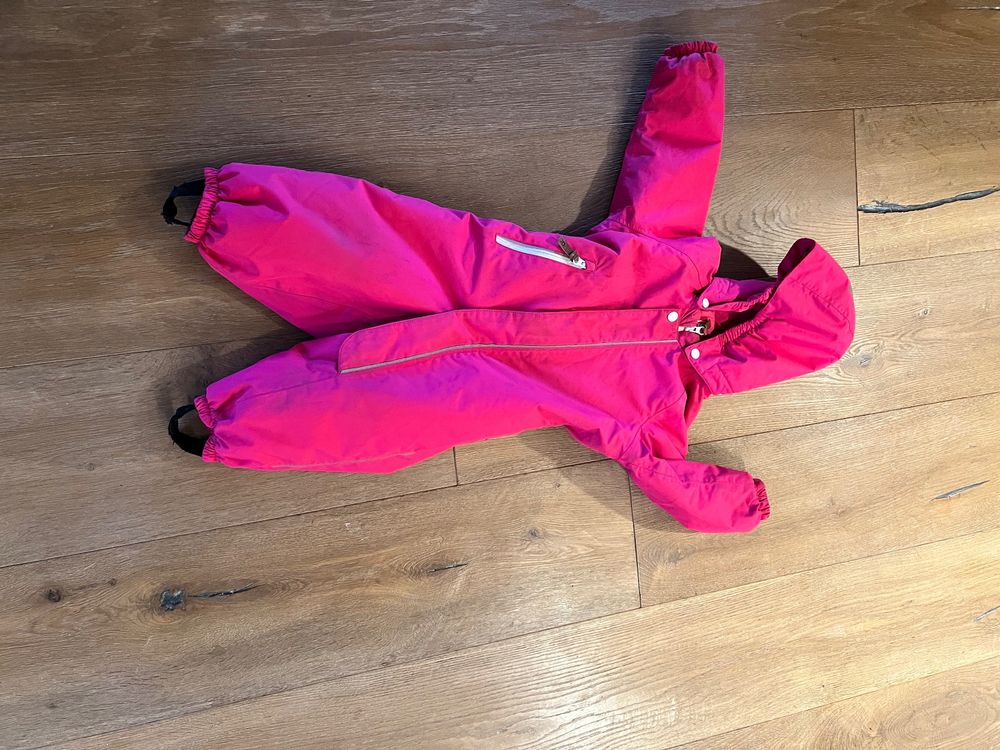 Produktbild von WYTbaby Baby Overall Winter Schneeanzug | Aus Weichem Flanell | Mit Kapuze & Knopfverschluss