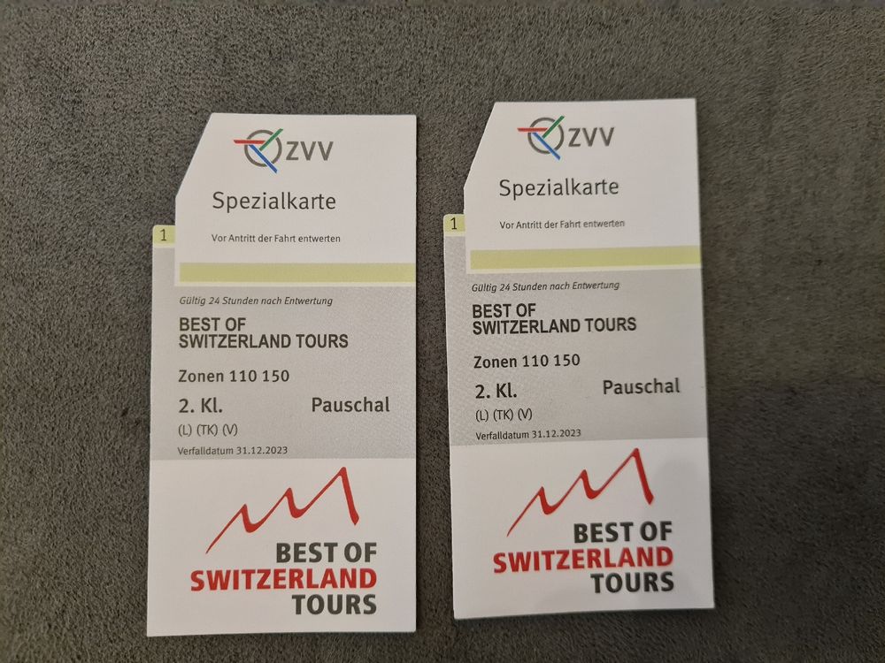 ZVV 24 Stunden Ticket Zonen 110, 150 | Kaufen auf Ricardo