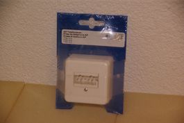 Hager Basico AP-Telefondose, weiss