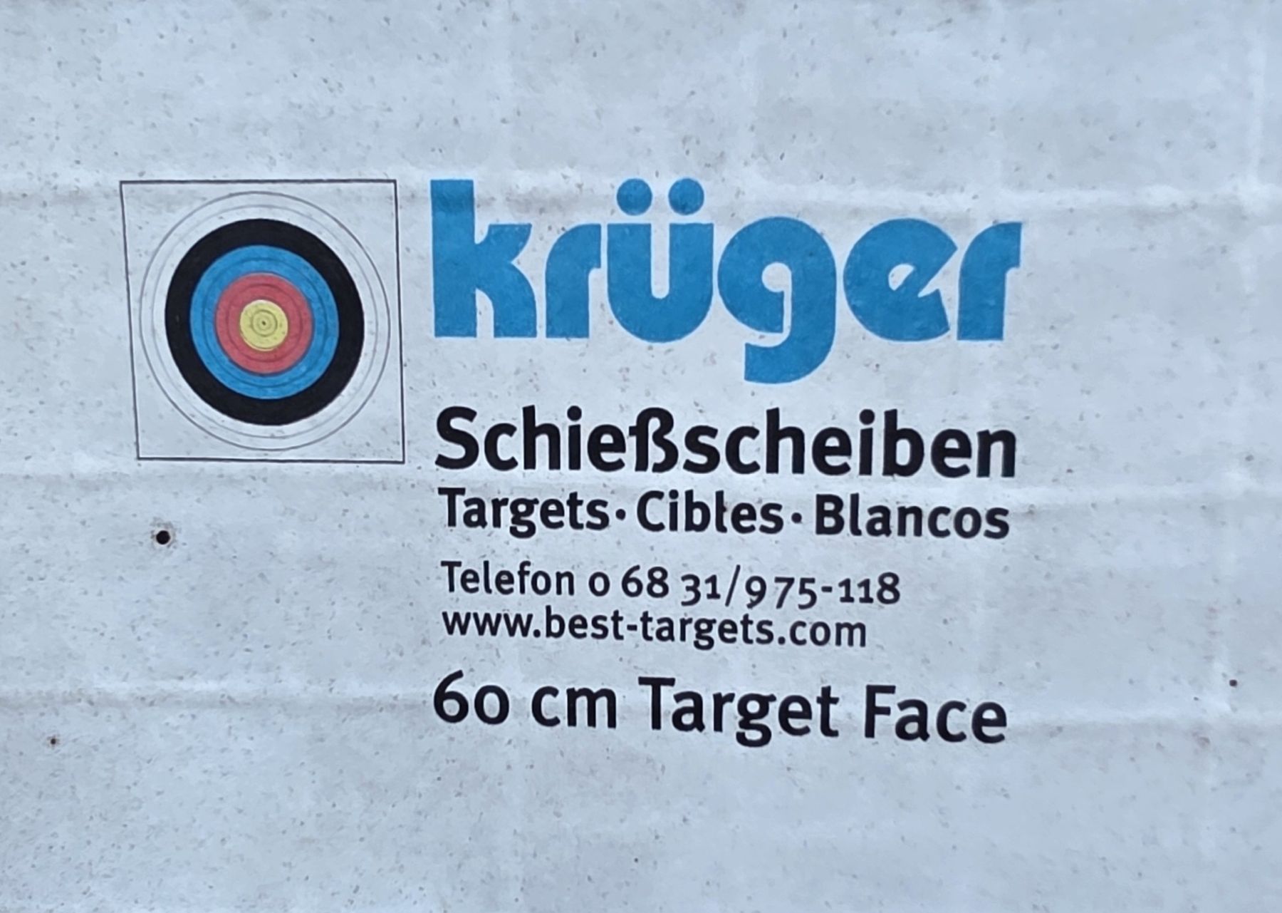 Bogenschiessen: Krüger Zielscheibe, 60x60cm – Gebraucht aus Rizenbach von Spawny69 2