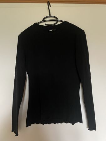 Langarmshirt Only schwarz Grösse S