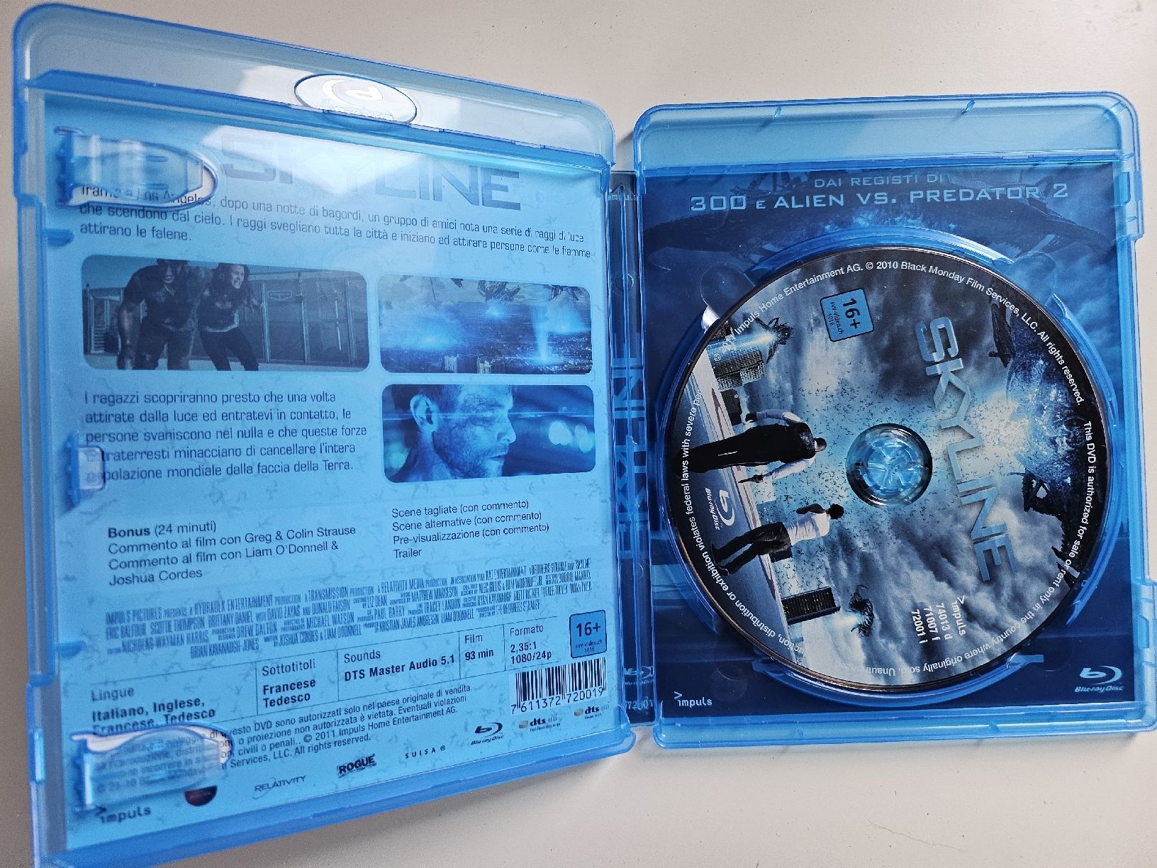 Alle DVDs: Skyline Blu-ray - Film de science-fiction – Gebraucht aus La Joux FR von car_ck96 1
