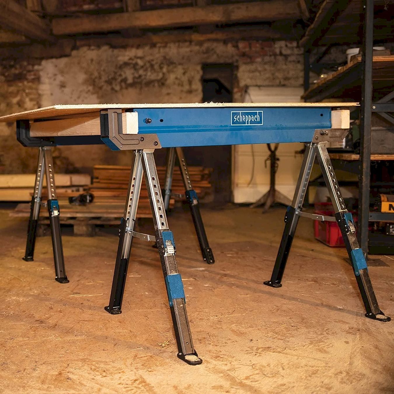 Scheppach Tutti gli attrezzi: Scheppach MWB600 Holzschneidebock [2x] – Nuovo e nell'imballaggio originale da Bottighofen venduto da zaap 2