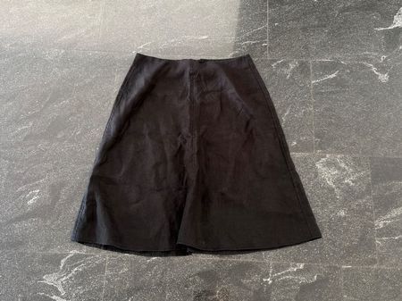 Marc O'Polo Linen Skirt Black Size 34 – 100% Linen, A-Line