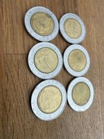 Italienische Lira, 500 Lire Münzen