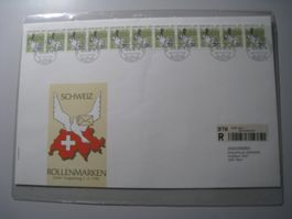 Rollenmarken  1996 top gestempelt