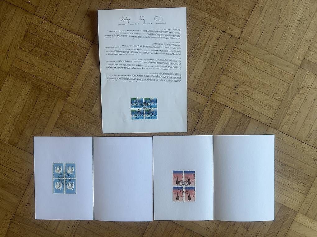 Tutti i francobolli: 3 Postkarten mit schön Gestempelten Briefmarken – Usato da Elgg venduto da mel_72b9 1