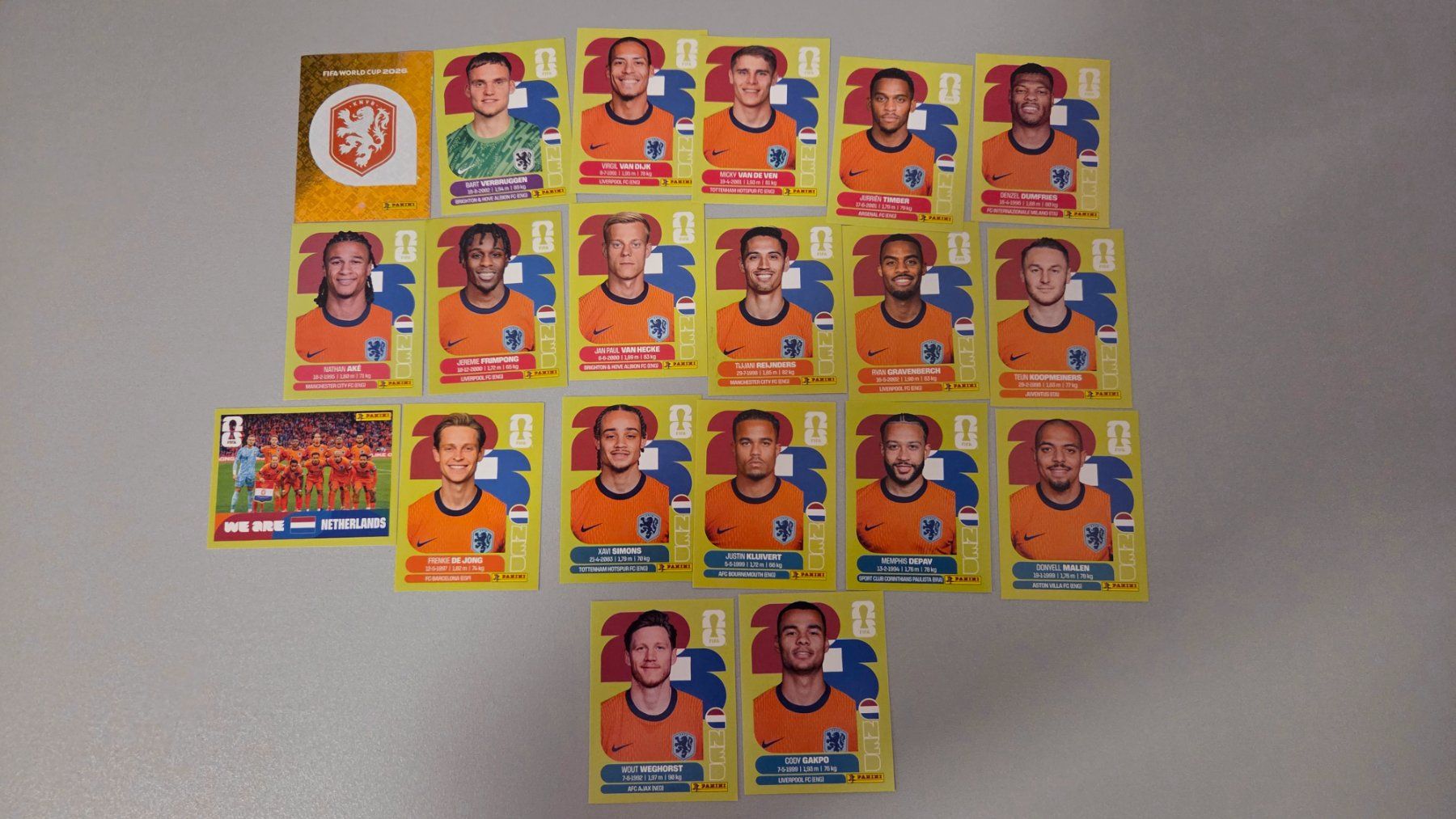 Panini Carte collezionabili: 🇳🇱 ÉQUIPE DES PAYS-BAS – PANINI FIFA WORLD CUP 2026 🇳🇱 – Nuovo (secondo la descrizione) da martigny venduto da Crs1725