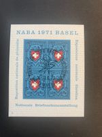 Schweiz 1971 Block NABA Basel nr.5 Ausstellungssonderstempel