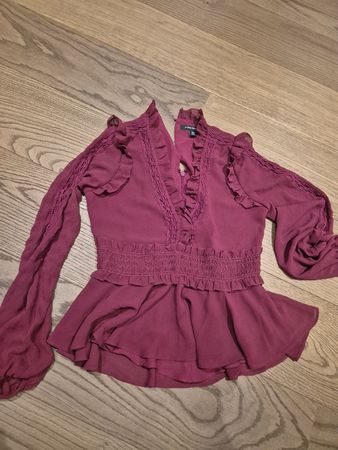Forever New Bluse, Gr. 34, Weinrot, Top Zustand!