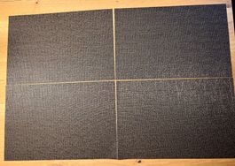 4 neuwertige Tischsets von Sola in Braun ungebraucht