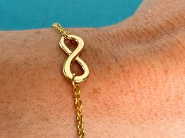 Armband Eternity goldfarben