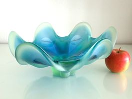 Schale Fruchtschale Murano Glas Vintage Space Age Böhmen ?