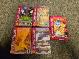 Original Sega Game Gear Spiele, versiegelt, NEU