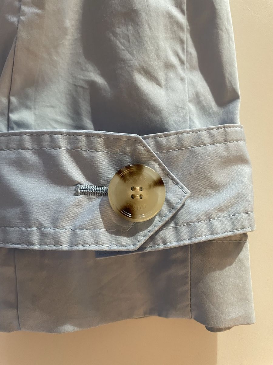 Hugo Boss Cappotti: Boss Trenchcoat hellblau Gr. 38 – Usato da Steinhausen venduto da Marmottarosa 4