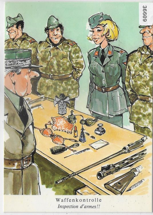 Humor Armee Suisse - Waffenkontrolle - Inspection d'armes! (Gebraucht ...