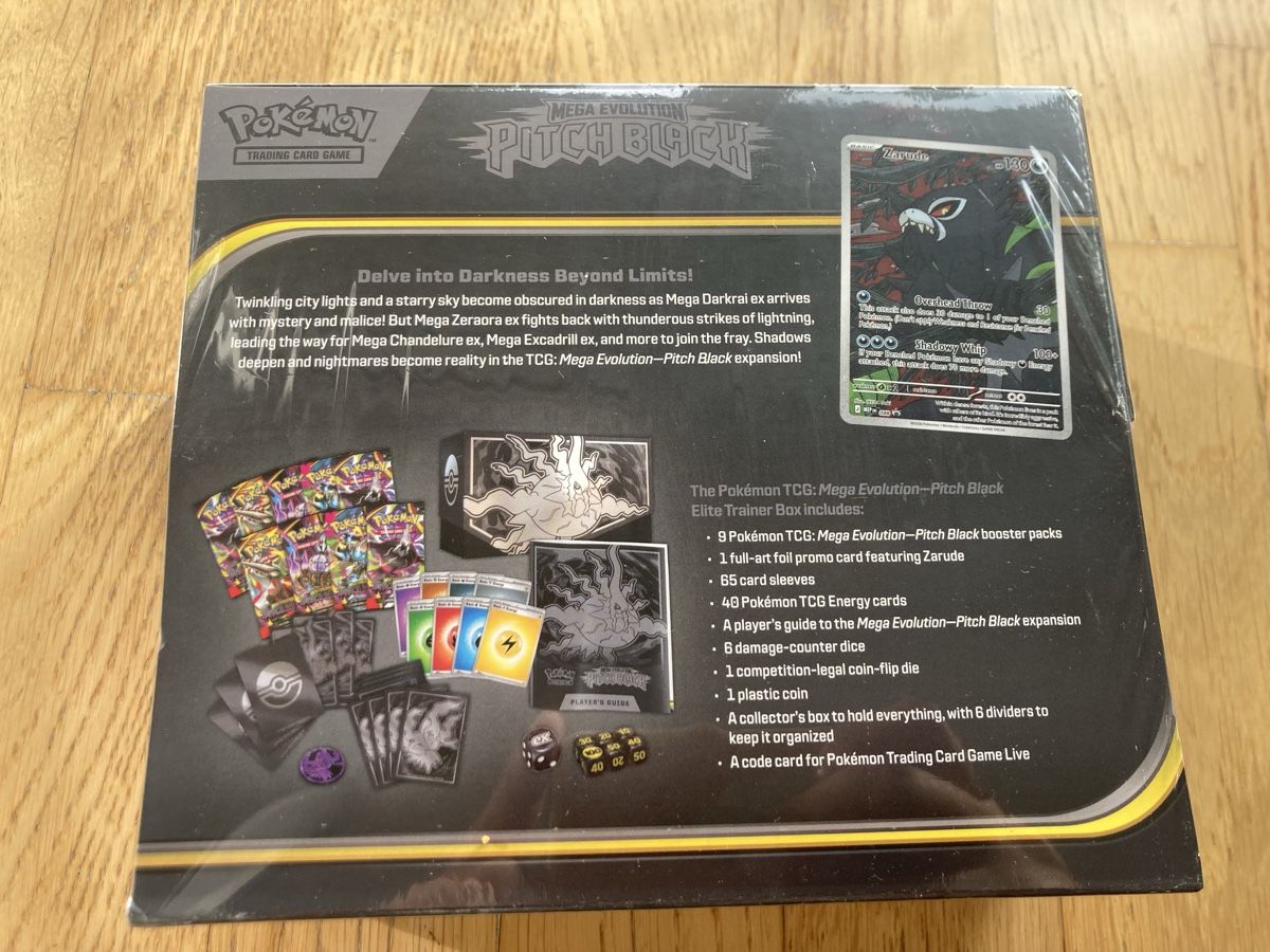Pokémon Carte collezionabili: Pokémon Pitch Black Elite Trainer Box – Nuovo e nell'imballaggio originale da Anglikon venduto da papa701 1
