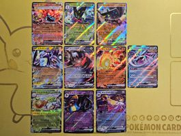 10 Pokemon Cards set RR - #7