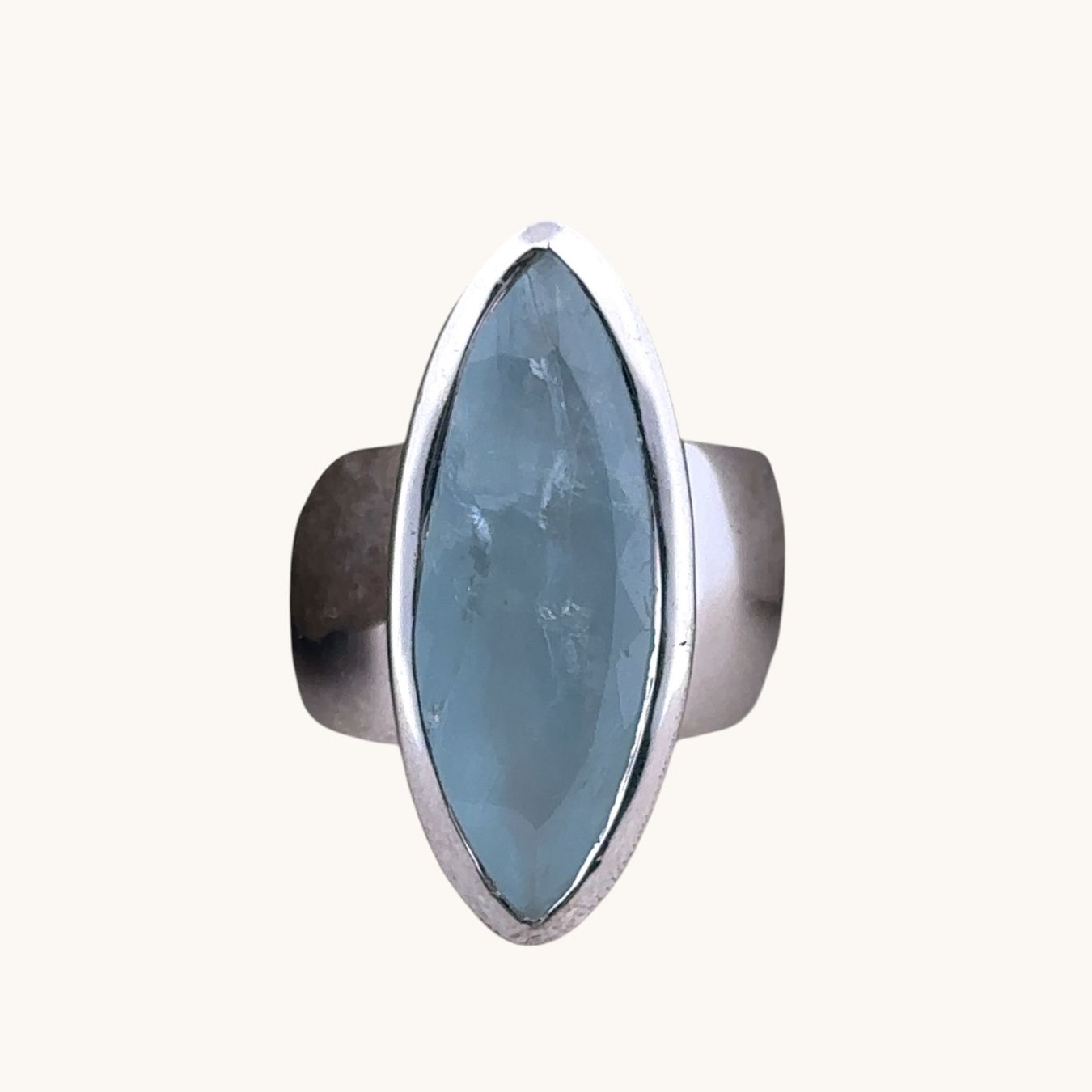 Olga Ribler Ringe: Silberring mit Aquamarin, Gr. 54 – Neu (gemäss Beschreibung) aus Luzern von MonikaS03