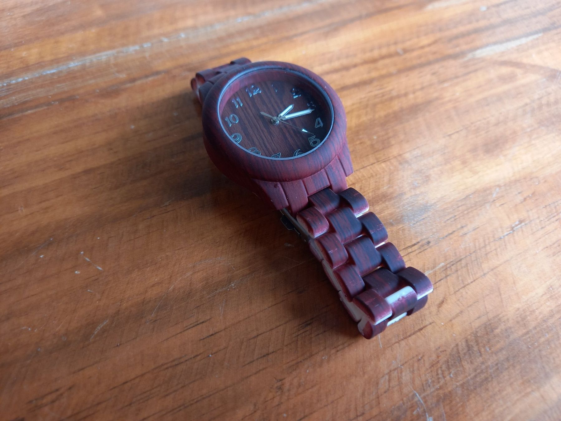 Orologi: Bamboo Holzuhr einzigartiges Design – Nuovo e nell'imballaggio originale da Lausanne venduto da WATCH-WORLD 1
