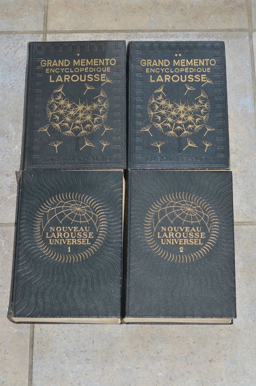 Bücher: LAROUSSE universel 1948/1949, encyclopédique 1936/1937 – Gebraucht aus Renan BE von myc_l5d6