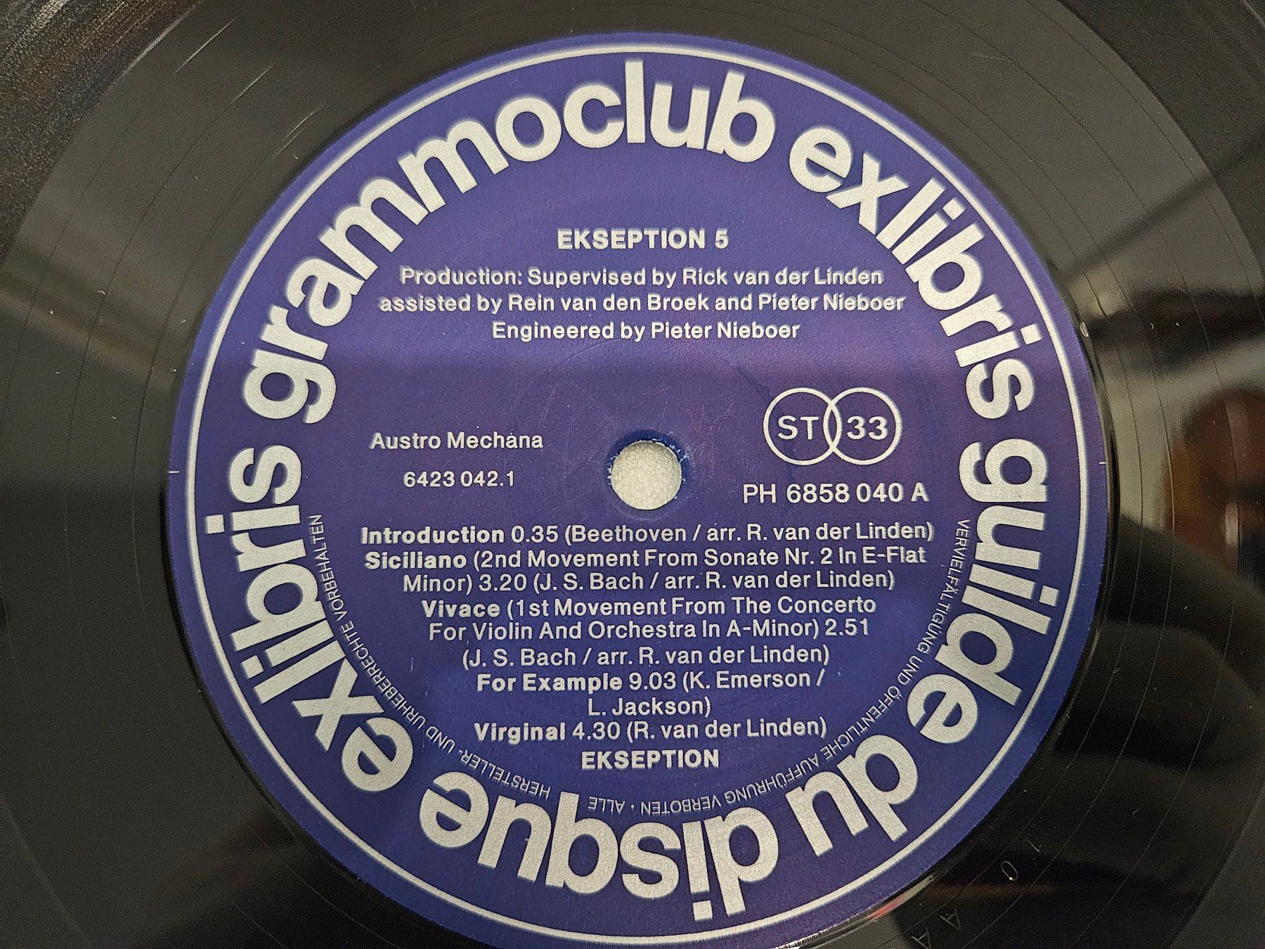 Schallplatten: Ekseption – 5 (LP, Rock) – Gebraucht aus Uster von Vinyl-Leidenschaft 3