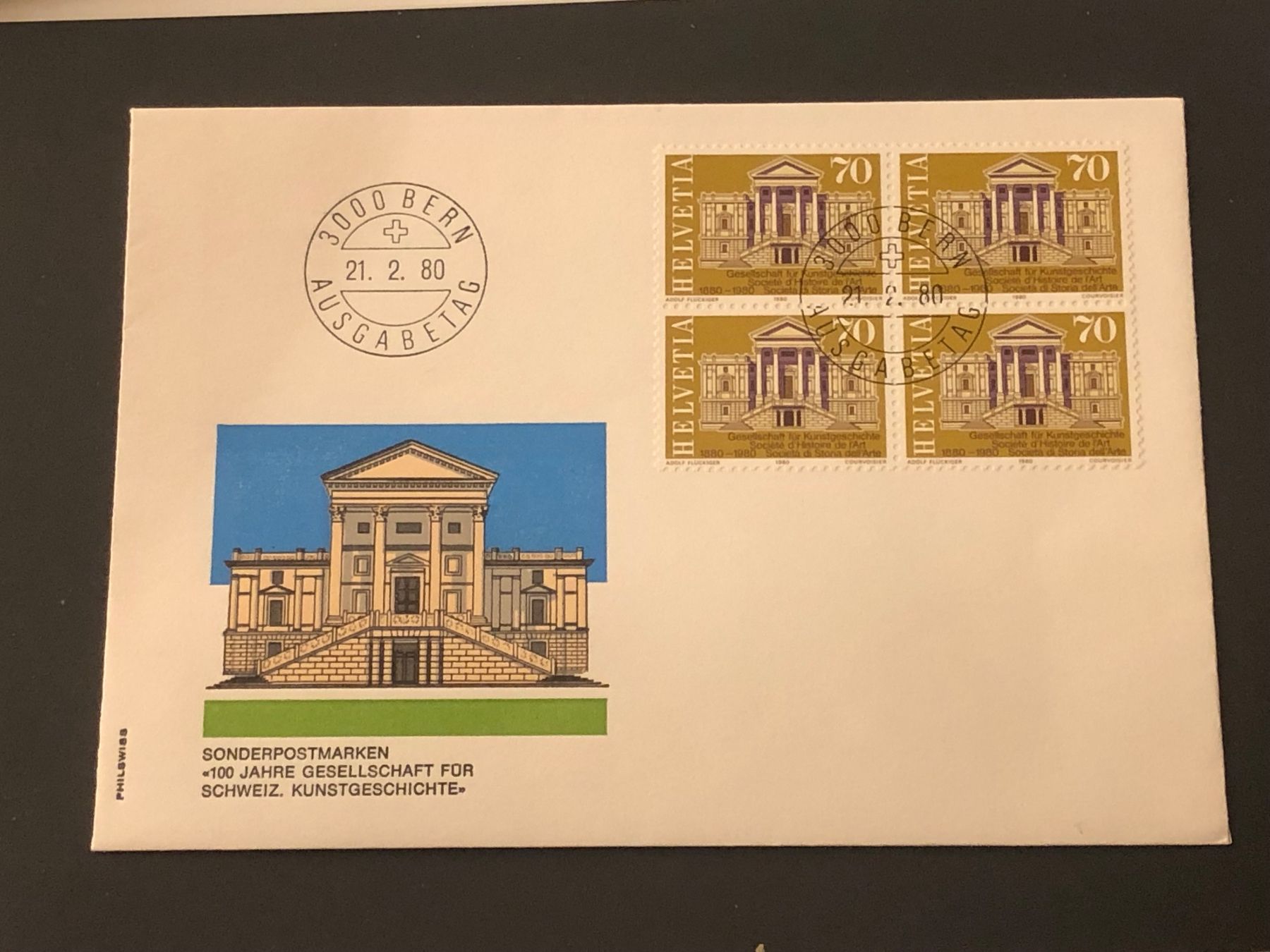 Tutti i francobolli: Sonderbrief STADTHAUS WINTERTHUR, ab 1.-- – Usato da Lufingen venduto da Rac0