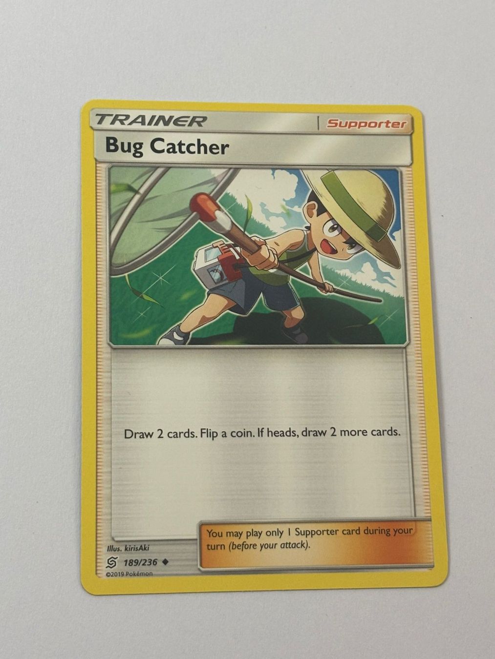 Pokémon Cartes à collectionner: Pokemon-Karte Bug Catcher 189/236 – D'occasion à Herisau par Seyashop1