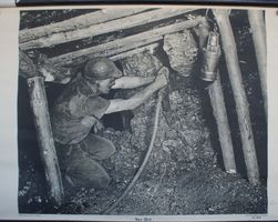 Schulwandbild l „Vor Ort“ – Bergbau / Kohlebergbau