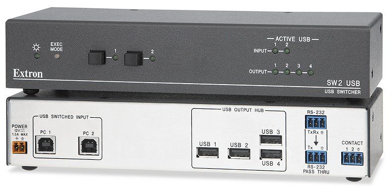 Interruttori: Extron SW2 USB - USB Umschalter mit zwei Eingängen – Usato da Rothenburg venduto da BildundTon