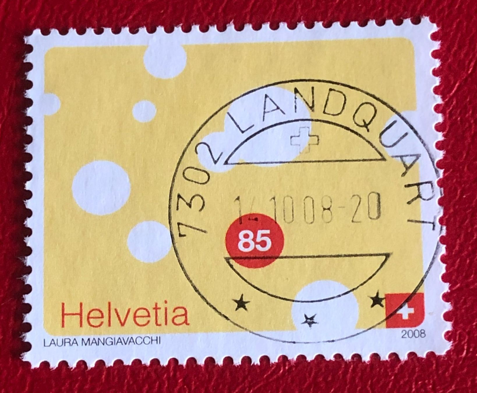 Tutti i francobolli: Nr.1284 Käse VOLLGESTEMPELT Landquart – Usato da Aarau venduto da Billa007