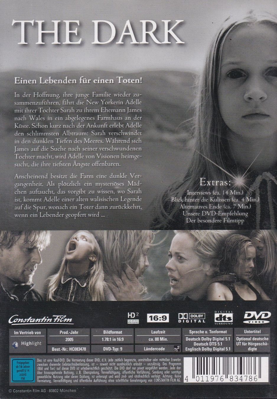 Tutti i DVDs: DVD ab Fr. 1.--, The Dark – Usato da Lausen venduto da Mondeo10628 1