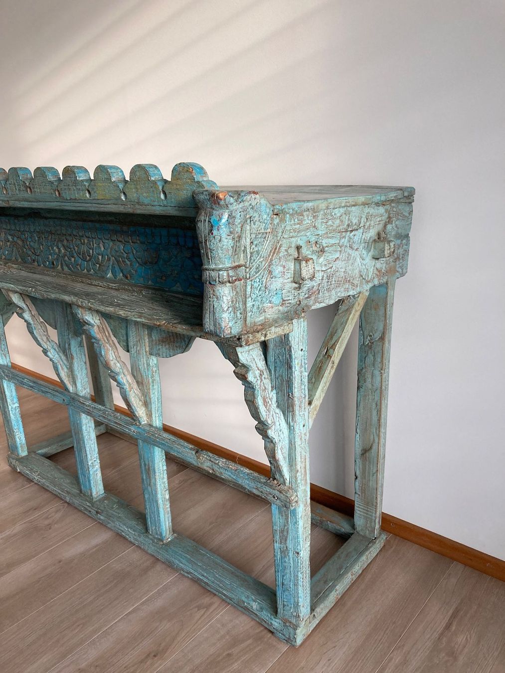 Tavoli: Console en bois antique - Rajasthan - Inde – Usato da Herrliberg venduto da BOULBADI 6