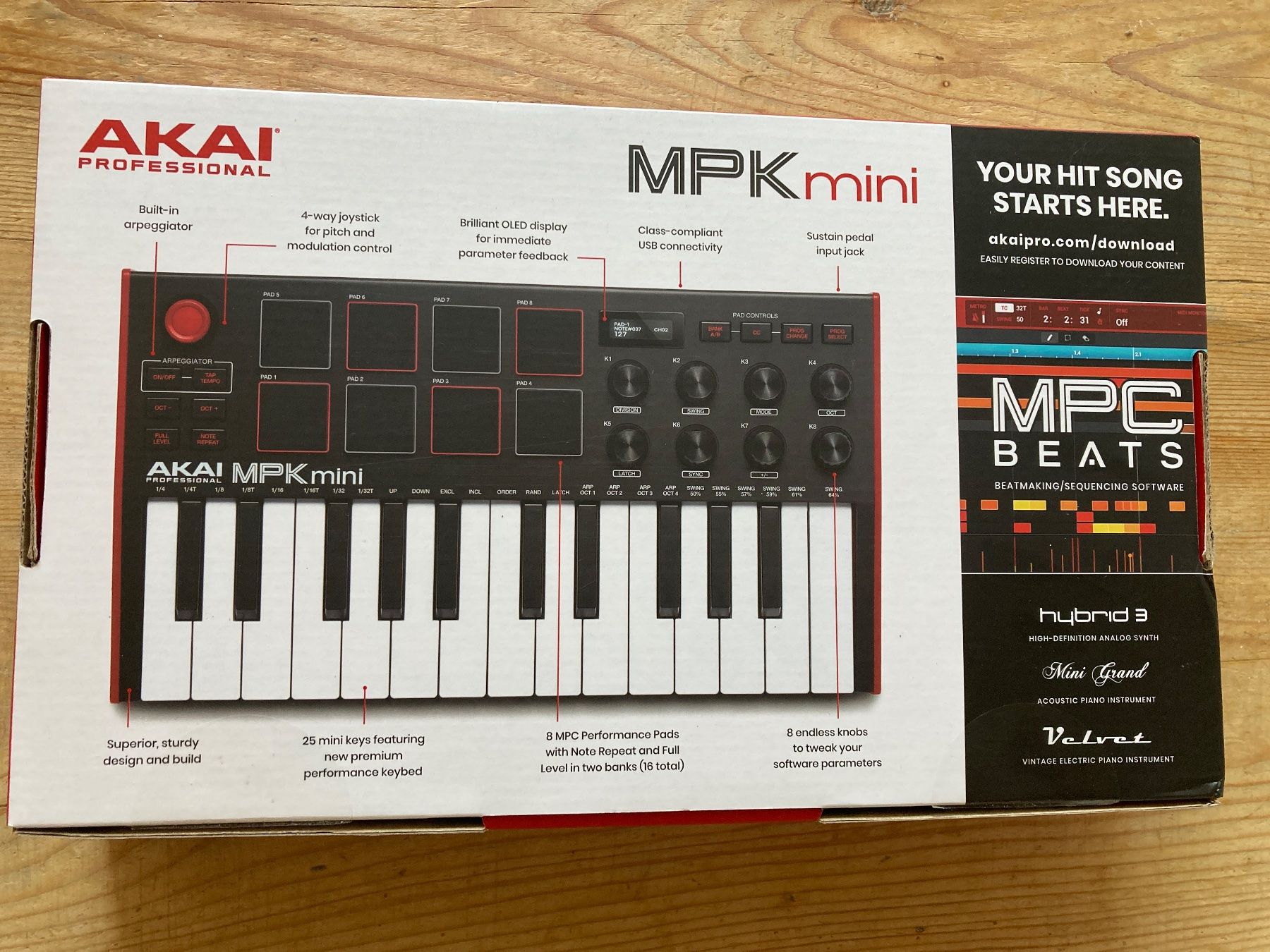 Sistema di controllo: AKAI MPK Mini MK3 - MIDI/USB Keyboard Controller – Usato da St. Gallen venduto da Daperuz 5