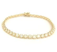 Diamant-Armband: 2.00ct. G/VS, Gelbgold, statt 5.350 CHF