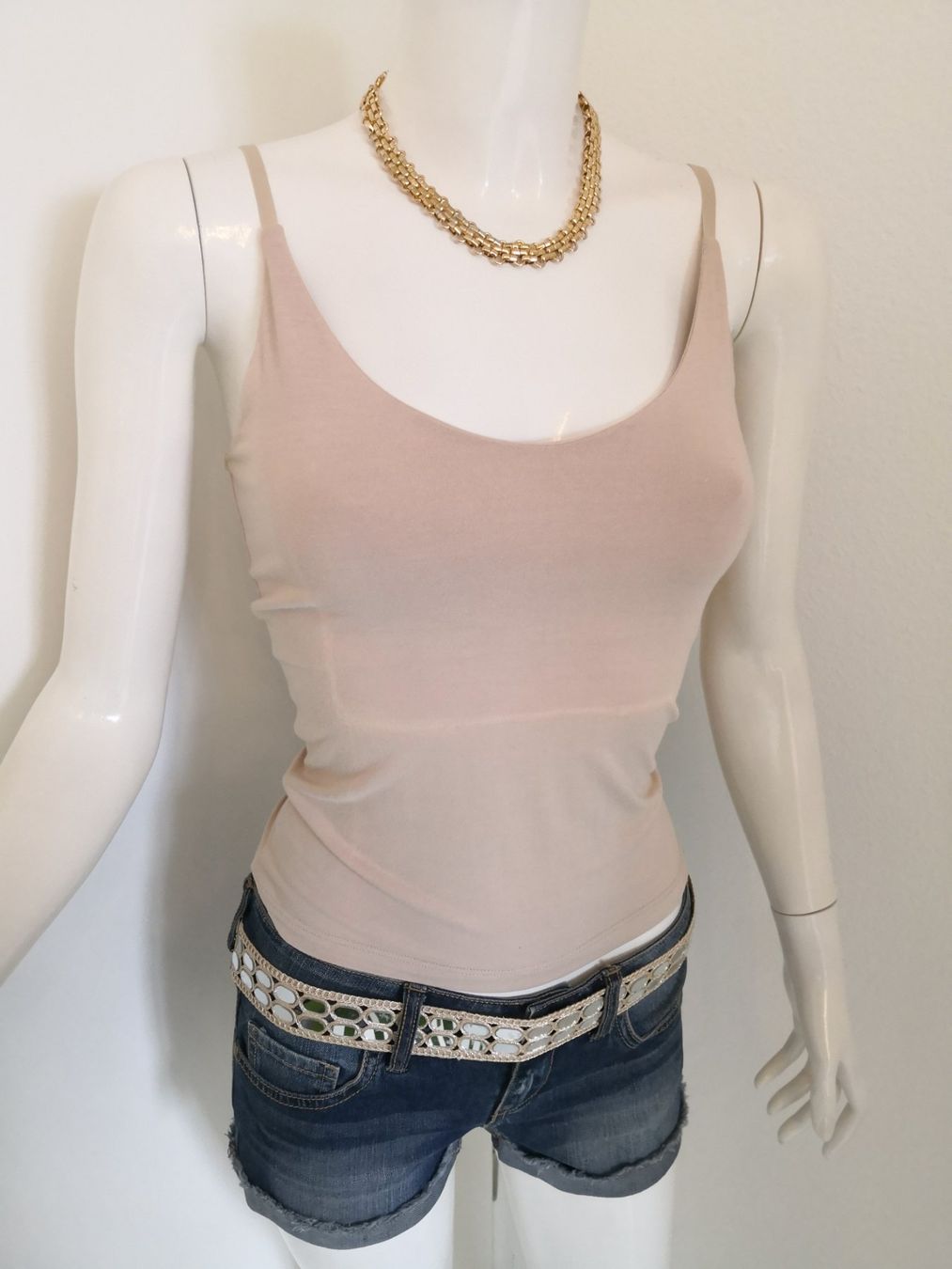 Mango Top: 🤩MANGO TOP BEIGE – Usato da Olten venduto da Naja-Twins-Twins 1