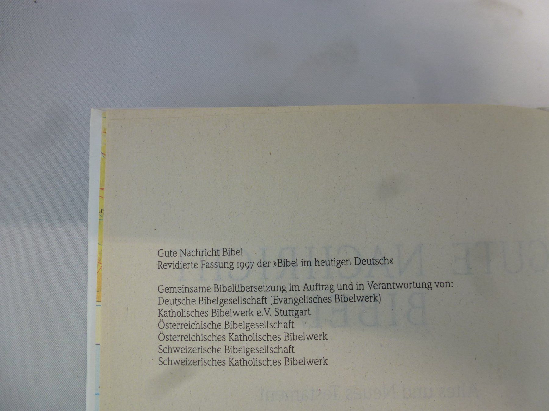Libri: Gute Nachricht Bibel Dt. Bibelgesellschaft – Nuovo (secondo la descrizione) da Murgenthal venduto da B.StM 8