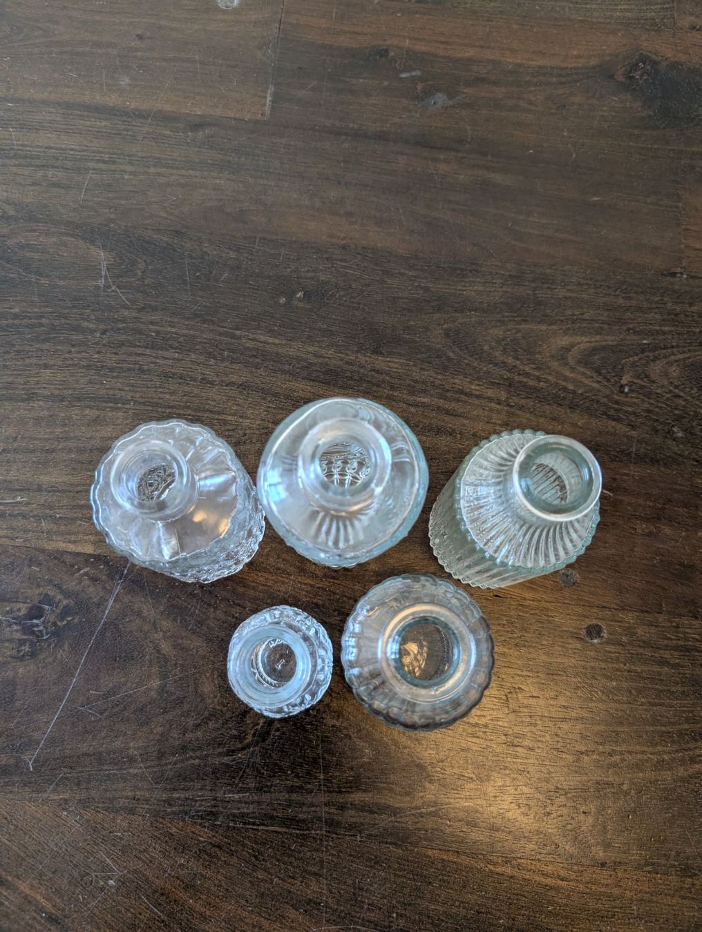 Vasi & Recipienti: Deko Vasen Glas Vintage Style, 5er Set – Nuovo (secondo la descrizione) da Sursee venduto da Sen.Lu 2