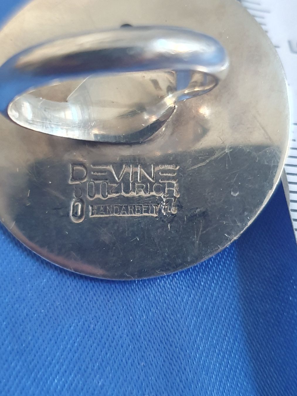 Anelli: DEVINE Silberring Handarbeit Unikat Silber 800  Zürich – Nuovo e nell'imballaggio originale da Russikon venduto da eunicetungol 1