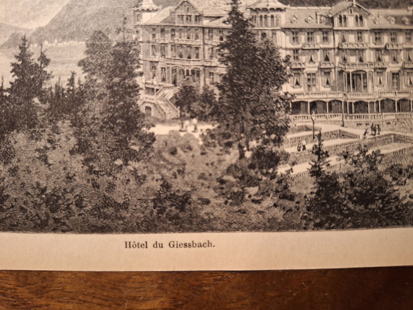 Incisioni: HOTEL DU GIESSBACH – Usato da Bevaix venduto da bohrap 1