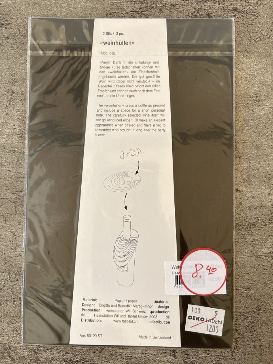Tutte le decorazioni: Wein Flaschen Geschenk Deko  – Nuovo e nell'imballaggio originale da Rümlang venduto da baselsale1 2