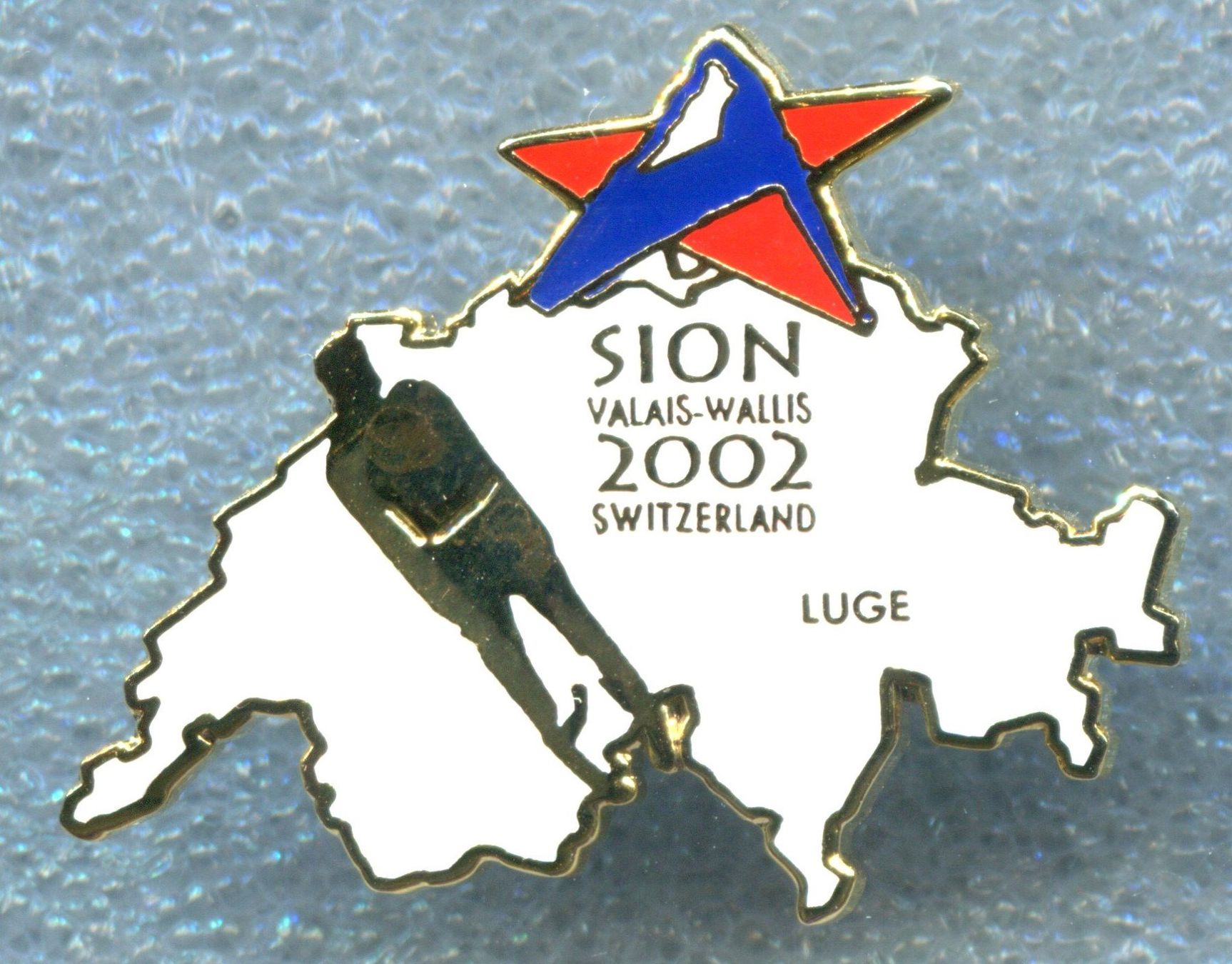 Placchette & Badge: SION 2002  Rodeln – Usato da Winterthur venduto da Sammleroase