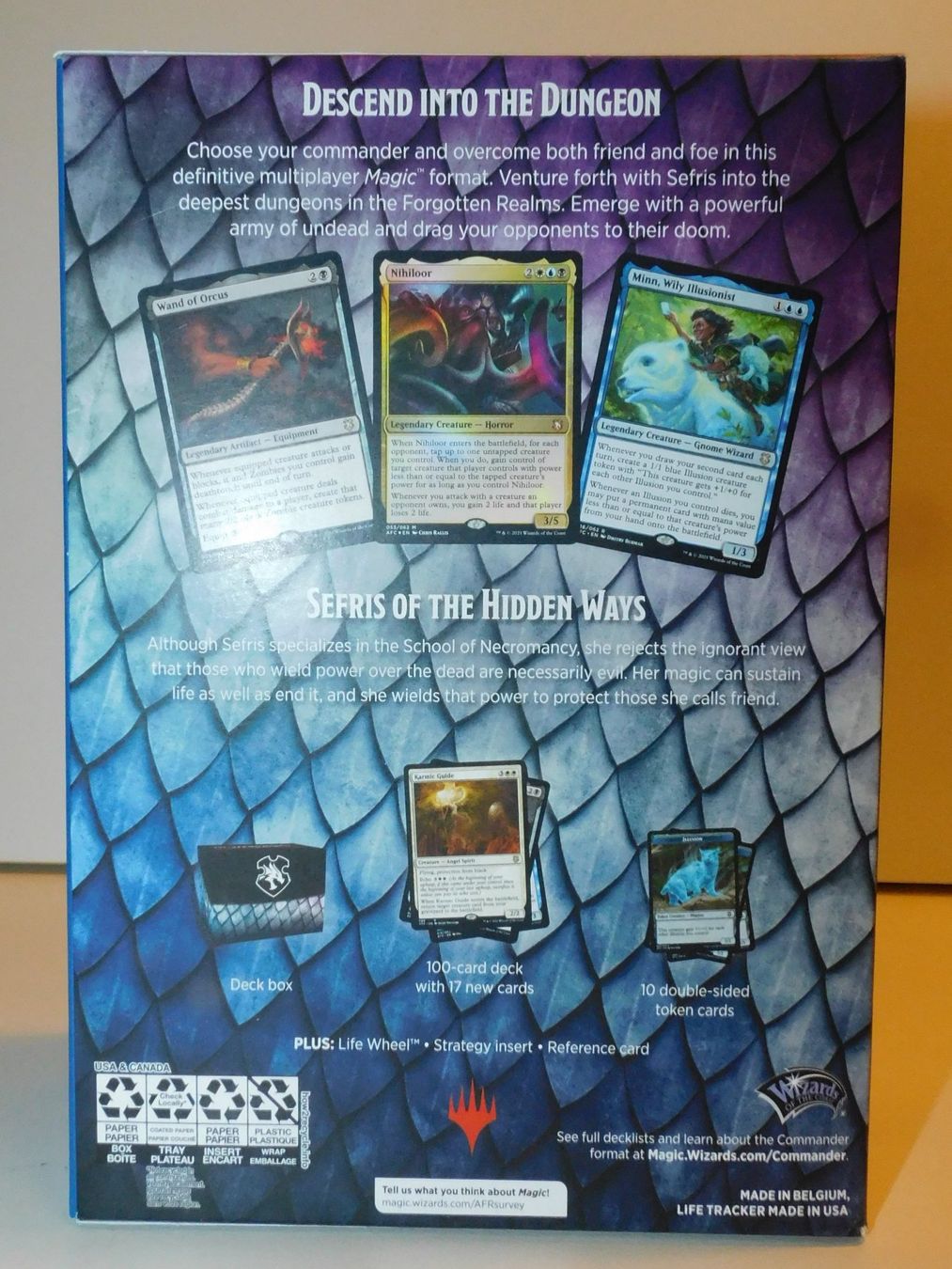 Magic The Gathering Carte collezionabili: Sammelkarten MTG MAGIC THE GATHERING - DUNGEONS & DRAGONS – Usato da Sursee venduto da 76 3