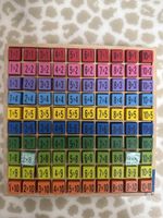 Holz 1x1 Tabelle bis 10x10 Mathe lernen