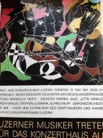 Weltplakat Luzerner Musiker 1991 ohne Falten