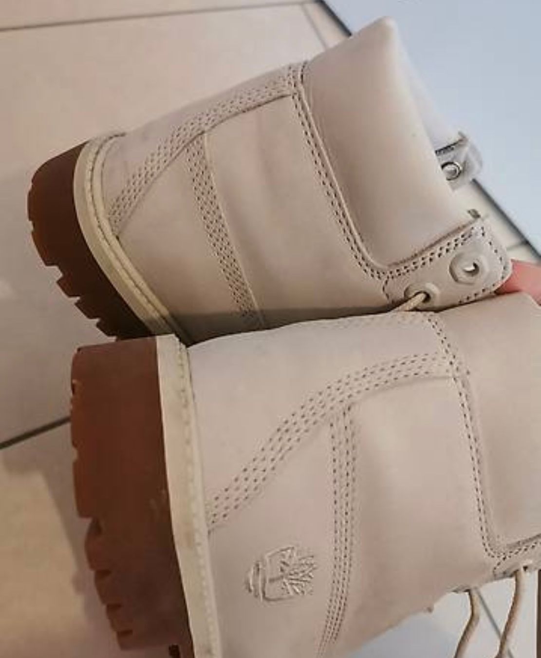 Timberland Scarpe da donna: Timberland Schuhe, Weiss – Usato da Märstetten venduto da zerolvlup 4